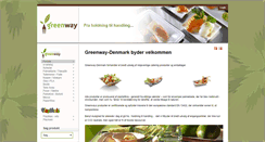 Desktop Screenshot of greenway-denmark.dk